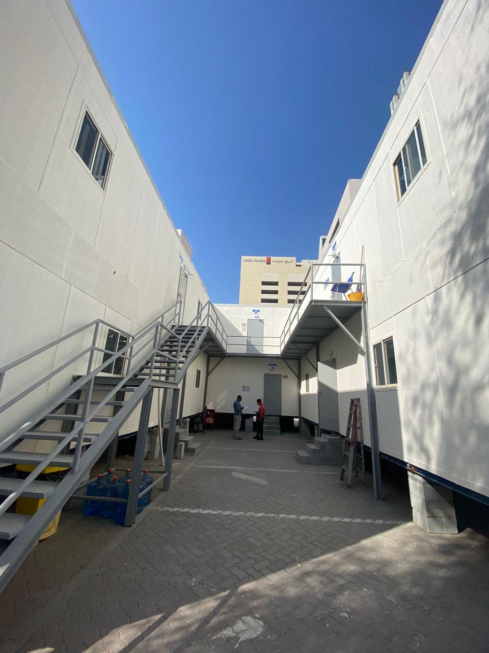 Two-storey site office complex