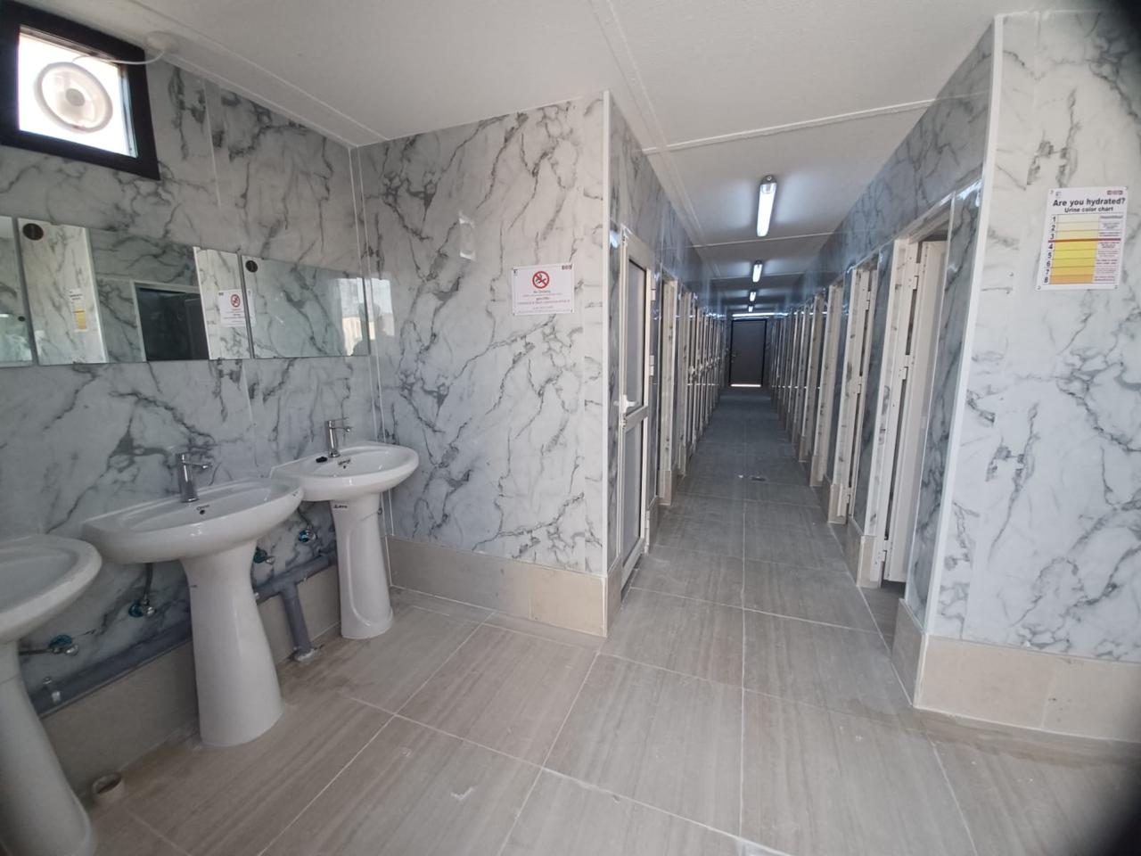 Workforce ablution block